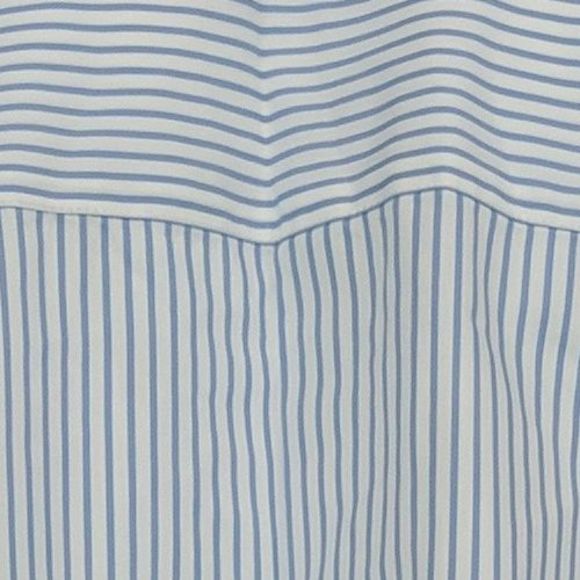 Quacker Factory Women's Top Sz XL Floral Fantasy Button Front Shirt Blue A568863 - Picture 4 of 5